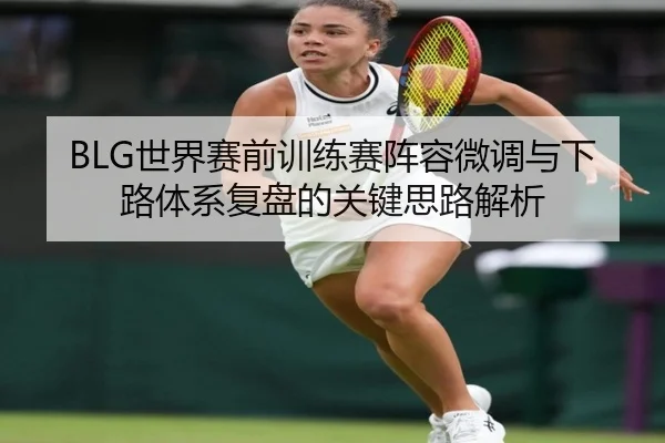 BLG世界赛前训练赛阵容微调与下路体系复盘的关键思路解析